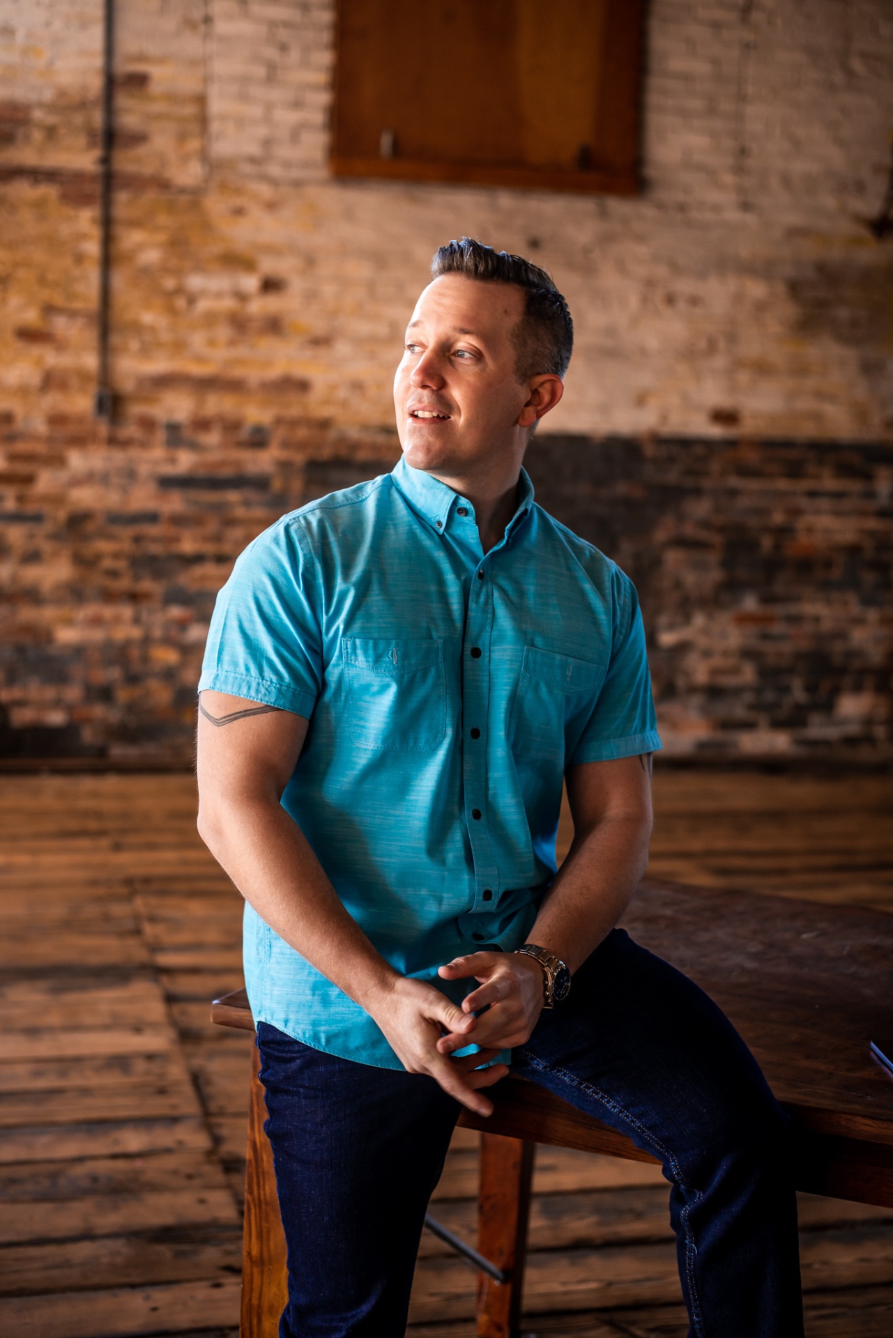 Portrait of Matthew Peck, founder and operator